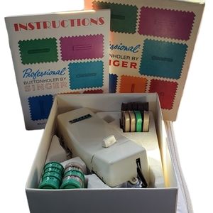 Vintage Singer Professional Buttonholer. 1970